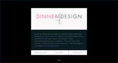 Desktop Screenshot of dinnerxdesign.com